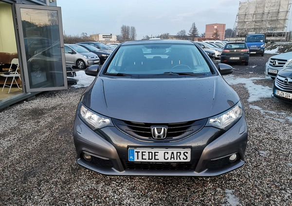 Honda Civic cena 40897 przebieg: 115000, rok produkcji 2012 z Głogów małe 781